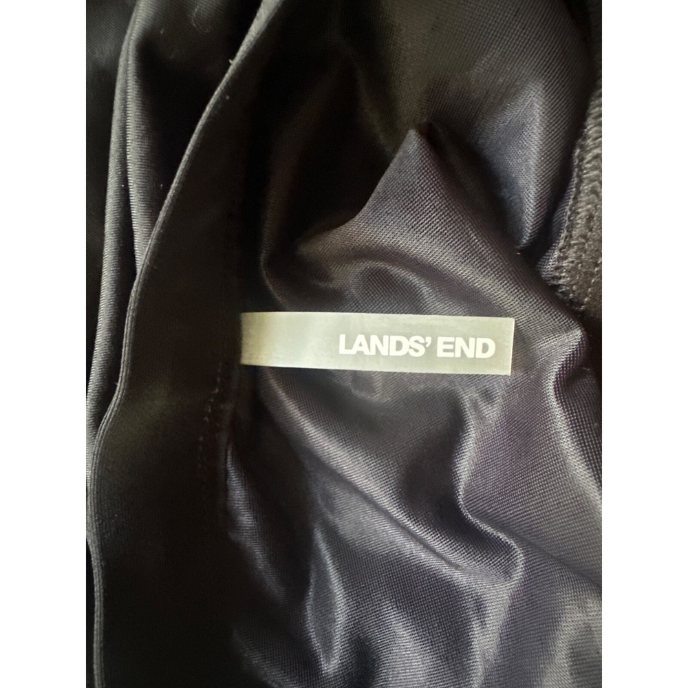 NWT Lands End Black Roushed Swim Tank Tankini‎ Top Size 18D - Picture 4 of 7